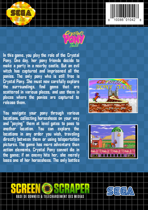 Crystal's Pony Tale — box-2D-back (SS)