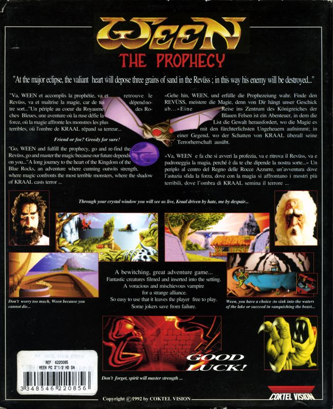 Ween - The Prophecy — box-2D-back (EU)