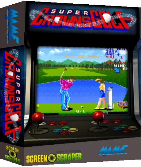 Super Crowns Golf — box-3D (SS)