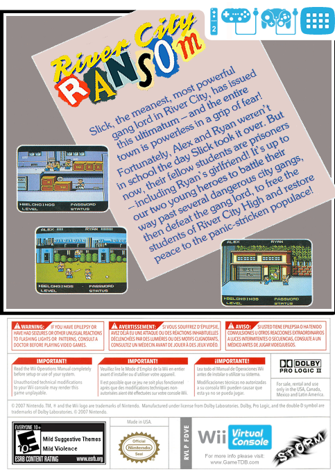 River City Ransom — box-2D-back (US)