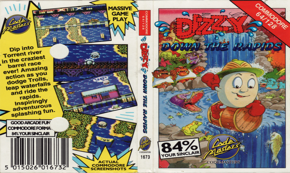 Dizzy - Down the Rapids — box-texture (EU)
