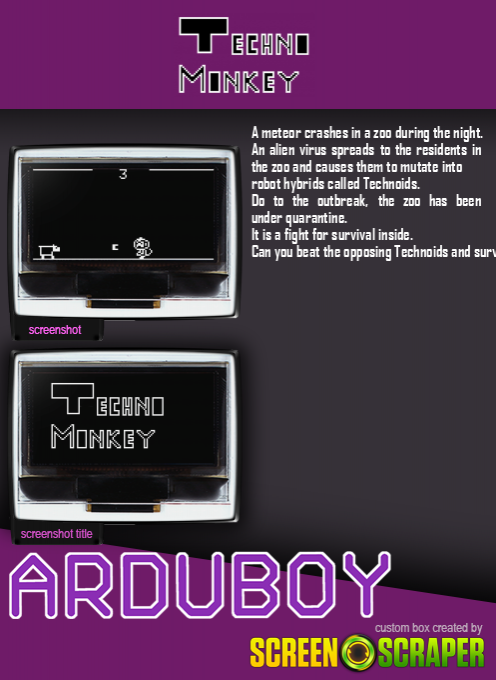 Techno Monkey — box-2D-back (SS)