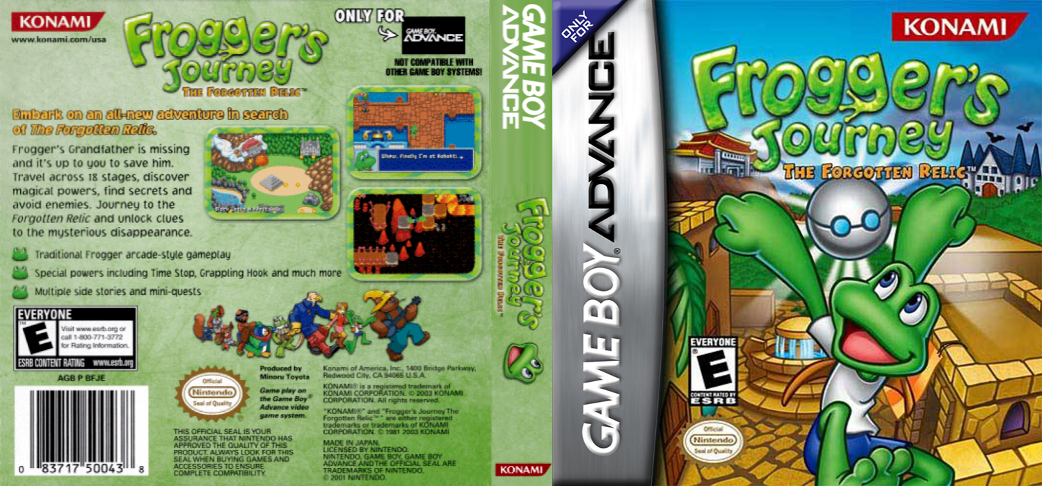 Frogger's Journey - The Forgotten Relic — box-texture (US)