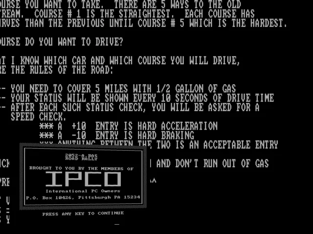 Road Rally — mixrbv2 (WOR)