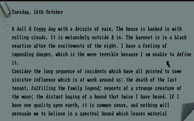 Hound Of The Baskervilles — ss (WOR)