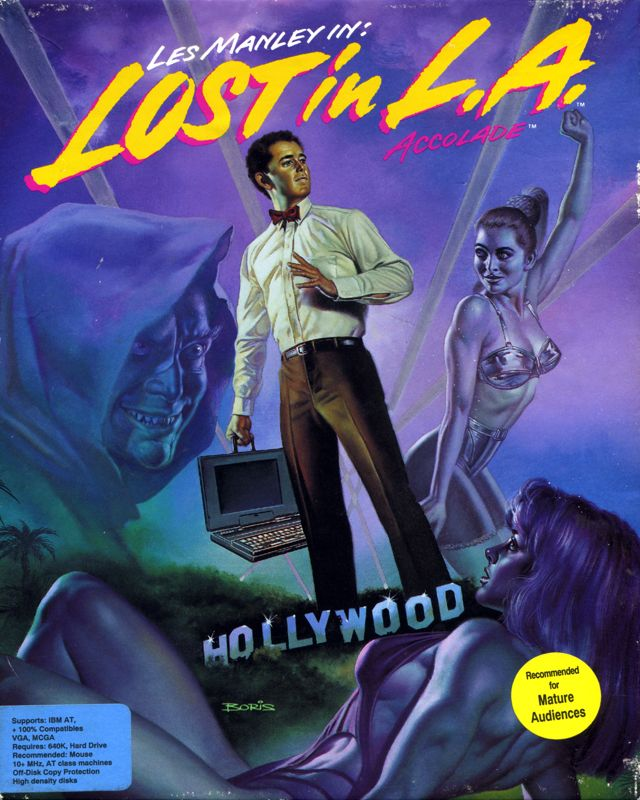 Manley In - Lost In La, Les — box-2D (EU)