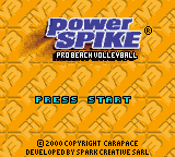 Power Spike - Pro Beach Volleyball — sstitle (WOR)