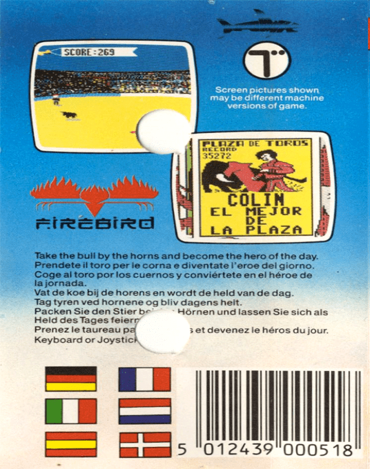 Raging Beast : Olé! — box-2D-back (EU)