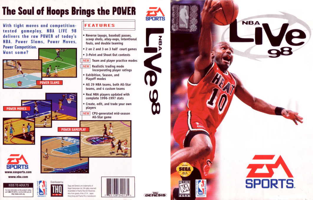 NBA Live 98 — box-texture (US)