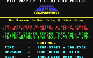 Mike Quarter - The Kitchen Porter — sstitle (WOR)