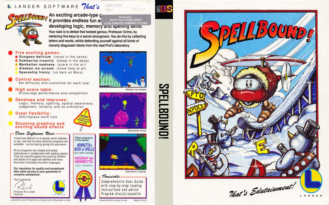 Spellbound! — box-texture (EU)