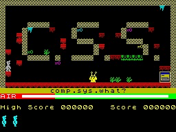 Manic Miner - comp.sys.sinclair — ss (WOR)