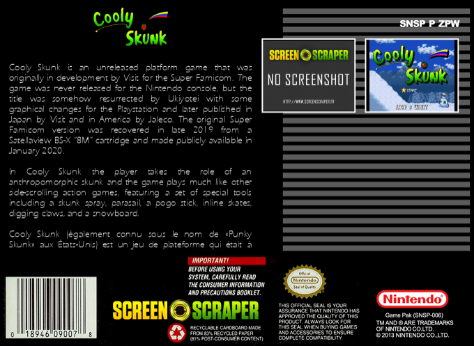 Cooly Skunk — box-2D-back (SS)