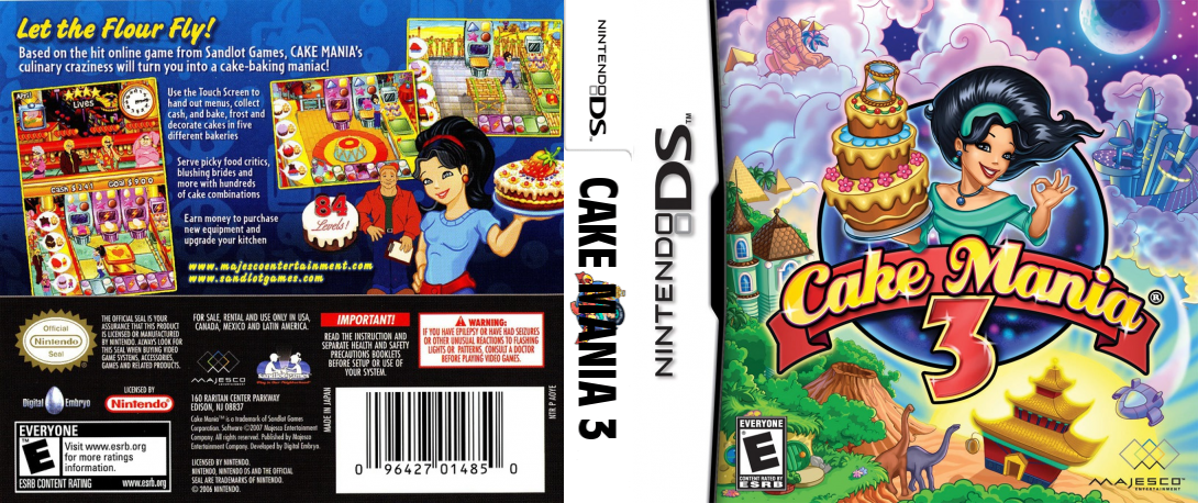 Cake Mania 3 — box-texture (US)
