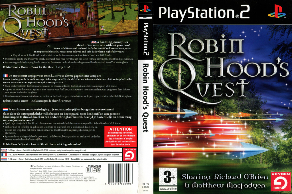 Robin Hood's Quest — box-texture (FR)