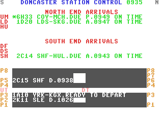 Rail Traffic Control : Doncaster — ss (WOR)
