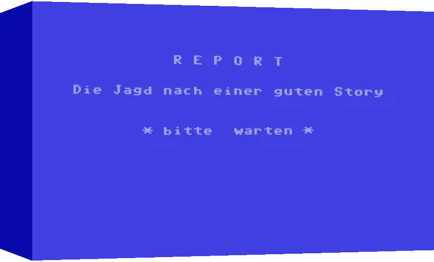 Report : Die Jagd nach einer guten Story — box-3D (WOR)