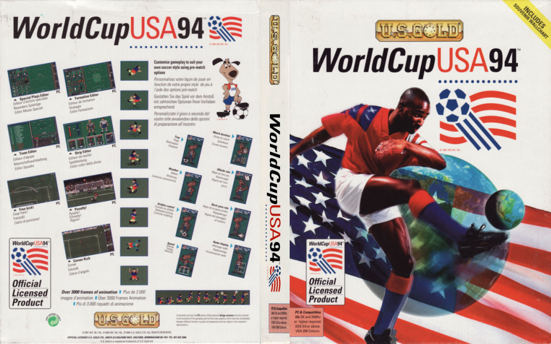 World Cup Usa 94 — box-texture (EU)