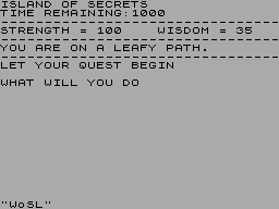Island of Secrets — ss (WOR)