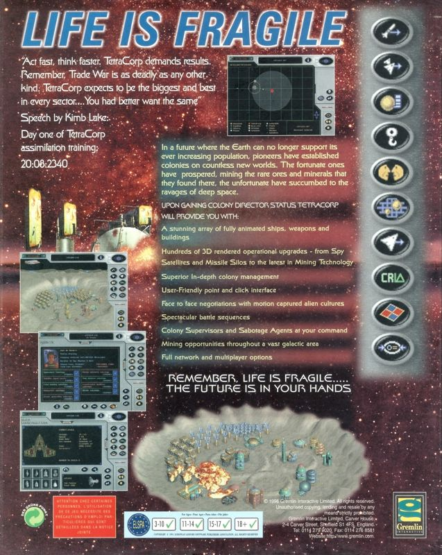 Fragile Allegiance — box-2D-back (EU)