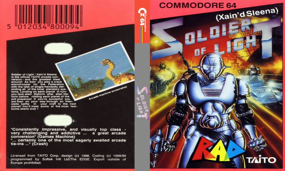 Soldier Of Light — box-texture (EU)
