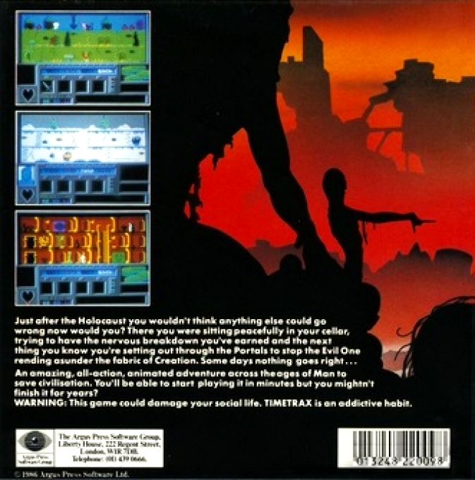 Time Trax — box-2D-back (EU)