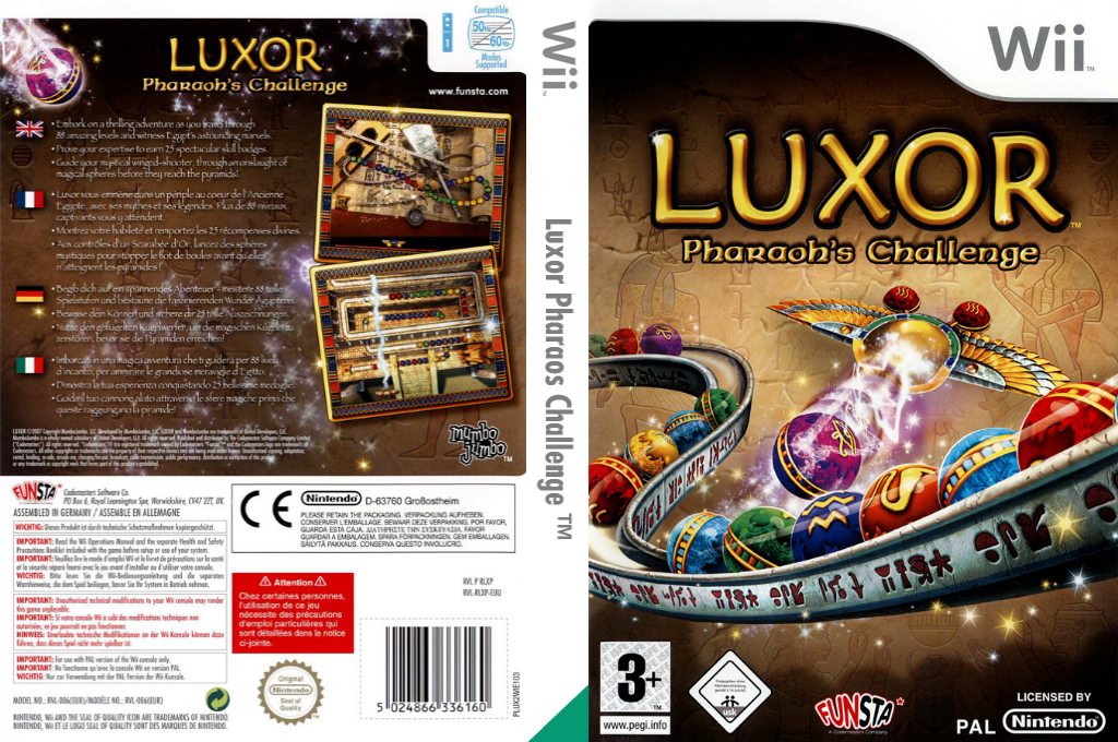 Luxor Pharaoh's Challenge — box-texture (EU)