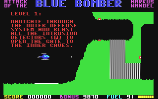 The Attack of the Blue Bomber — ss (WOR)