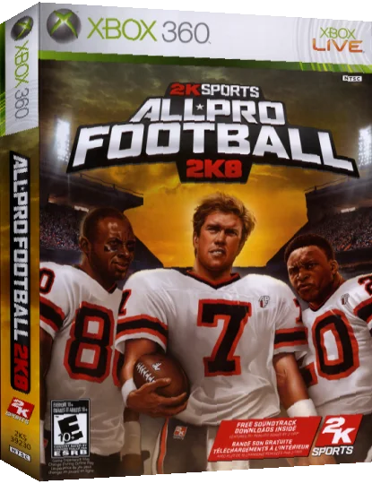 All-Pro Football 2K8 — box-3D (CA)