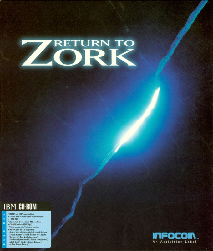 Return To Zork box art