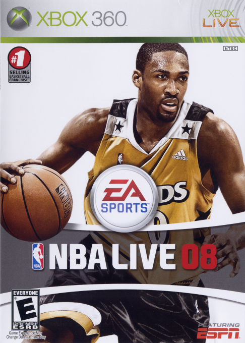 NBA Live 08 box art