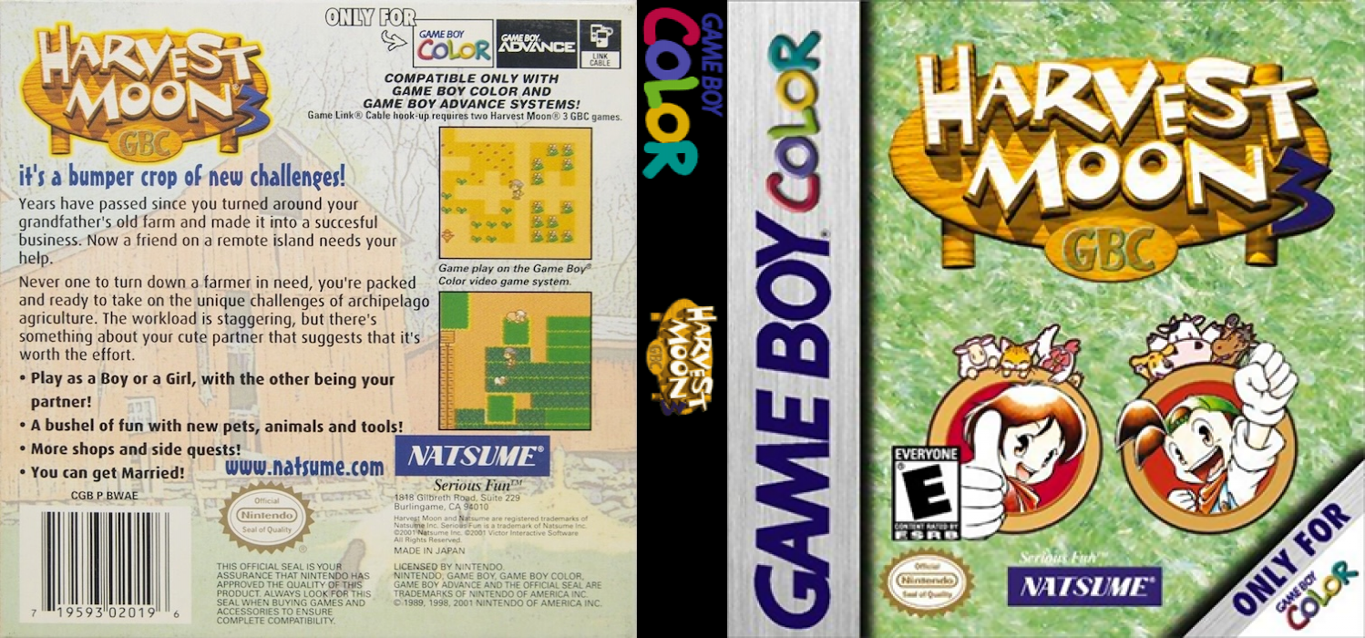 Harvest Moon 3 Gbc — box-texture (US)
