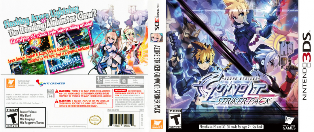 Azure Striker Gunvolt - Striker Pack — box-texture (US)