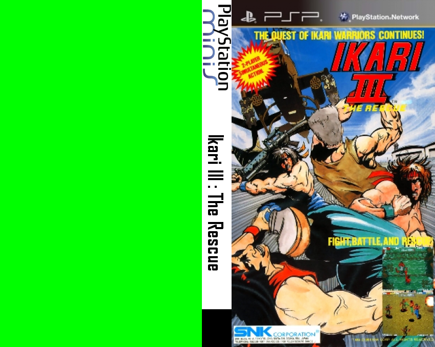 Ikari 3 - The Rescue — box-texture (US)