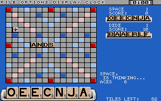 Computer Scrabble — ss (WOR)
