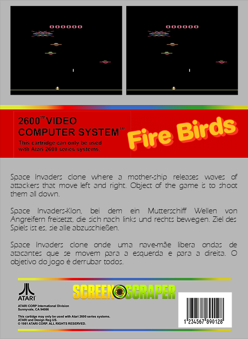 Fire Birds — box-2D-back (SS)