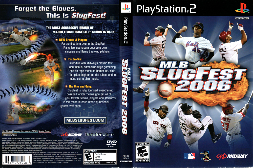 MLB SlugFest 2006 — box-texture (US)