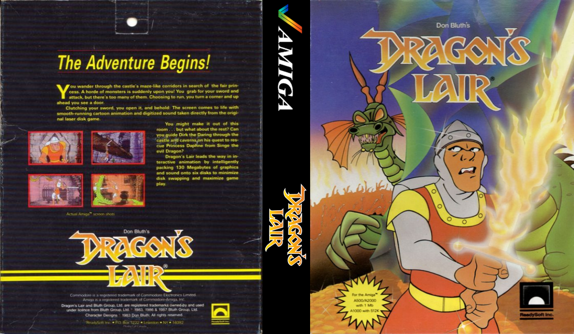 Dragon's Lair — box-texture (US)