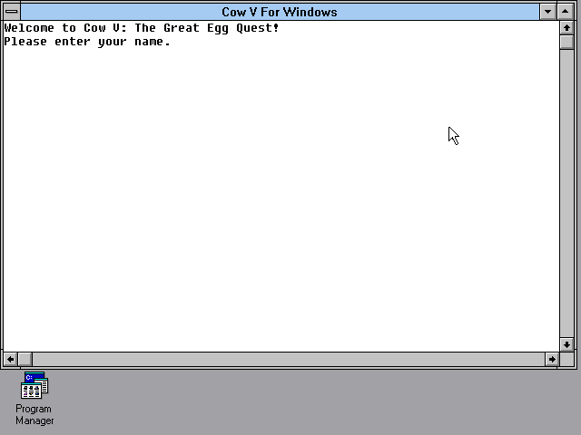 Cow V: The Great Egg Quest — sstitle (WOR)