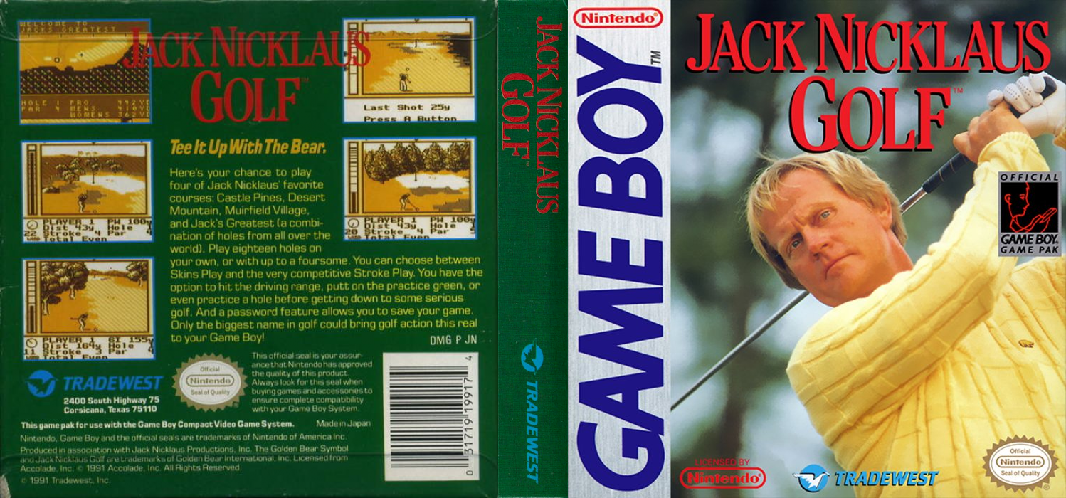 Jack Nicklaus Golf — box-texture (US)