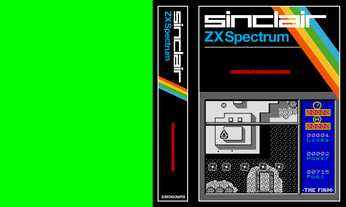 ShootAcular Disk 2 - Combat Zone + Firestorm + Dead or Alive — box-texture (SS)