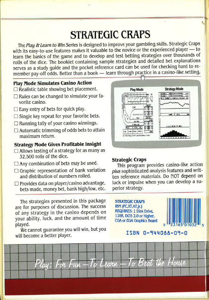 Strategic Craps — box-2D-back (WOR)