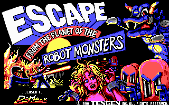 Escape From The Planet Of The Robot Monsters — sstitle (WOR)