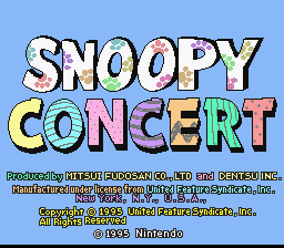 Snoopy Concert — sstitle (WOR)