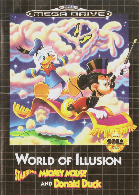 World Of Illusion Starring Mickey Mouse And Donald Duck — box-2D (UK)