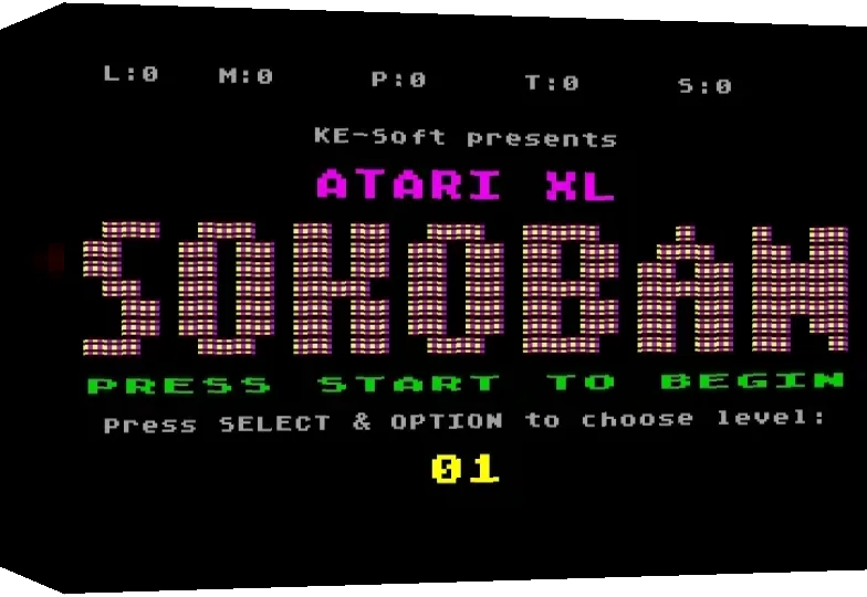 Atari Xl Sokoban — box-3D (WOR)