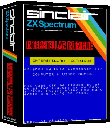Interstellar Intrigue — box-3D (SS)