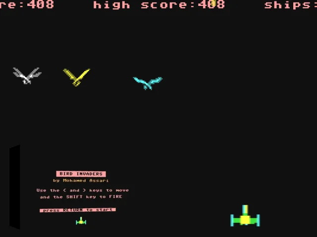 Bird Invaders — mixrbv2 (WOR)