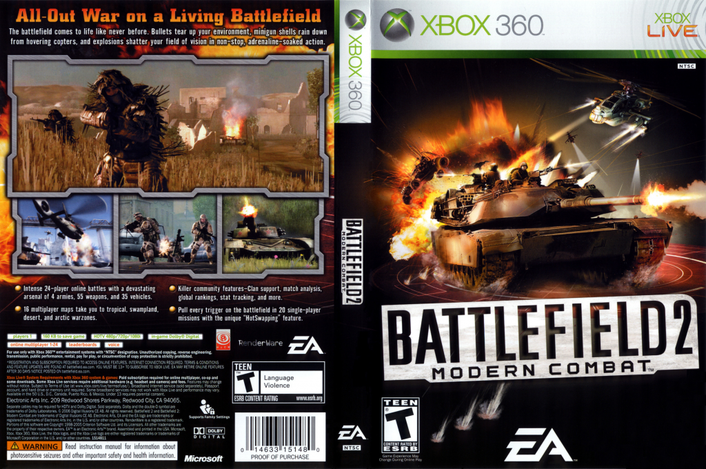 Battlefield 2 - Modern Combat — box-texture (US)