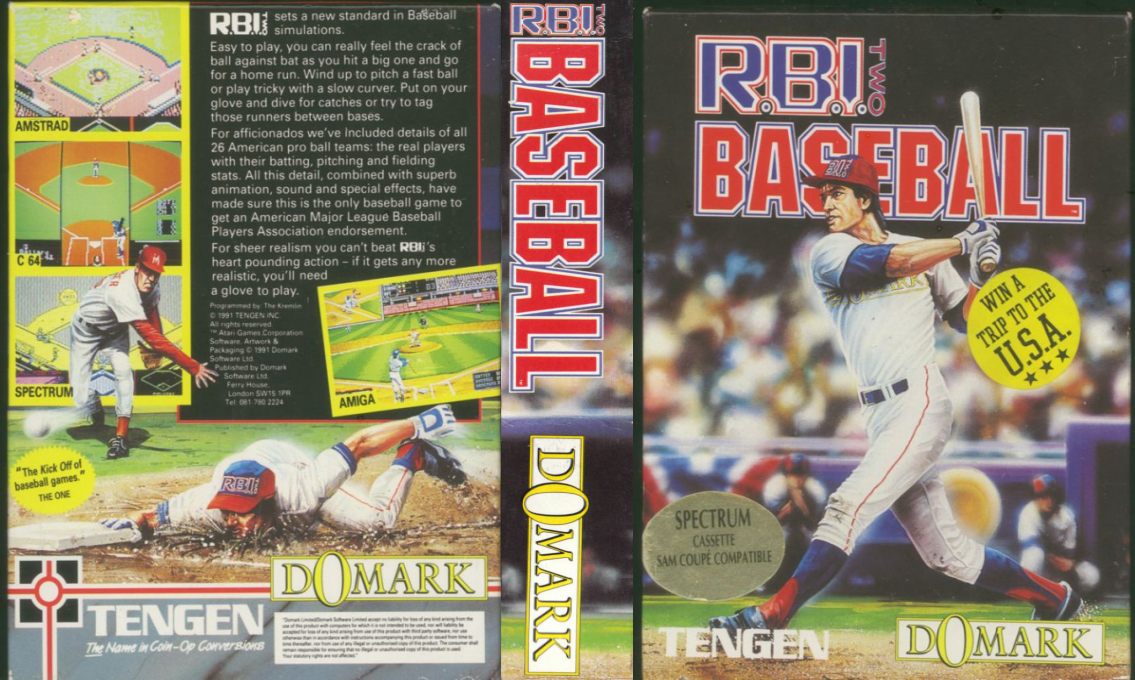 R.B.I. Baseball Two — box-texture (EU)